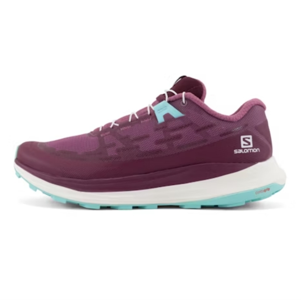 Salomon Ultra Glide Tulipwood/White/ Tanager Turquoise Run Shoe